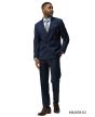 Tazio Men's 2 Piece Skinny Fit Suit - Double Breasted