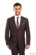Tazio Men's 2pc Slim Fit Executive Suit - Thin Pinstripe