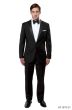 CCO Men's Outlet 2pc Slim Fit Tuxedo - Satin Lapel with Trim