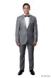 Bryan Michaels Men's 2pc Slim Fit Tuxedo - Satin Lapel with Trim