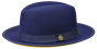 Bruno Capelo Men's Fedora Style Wool Hat - Red Bottom Hats
