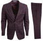 Stacy Adams Men's 3 Piece Executive Hybrid Suit - Sharp Windowpane