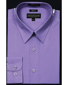 Daniel Ellissa Men's Outlet Solid Dress Shirt - Slim Fit