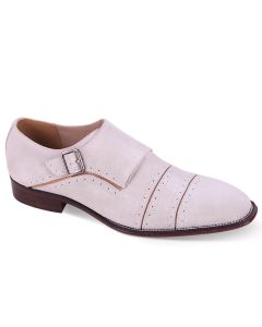 CCO Men's Suede Dress Shoe - Fashion Buckle Strap