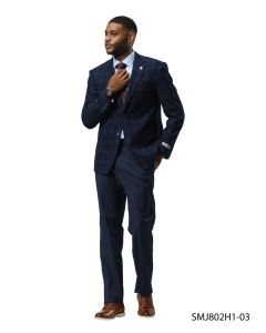 Stacy Adams Men's Hybrid Fit Sport Coat - Glen Plaid Pattern