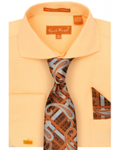 Karl Knox Men's French Cuff Shirt Set - Spread Collar