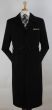 John Knight Men's Full Length Length Top Coat - Hidden Buttons
