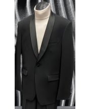Zacchi Men's Outlet Fashion Dinner Jacket - Bold Satin Lapel