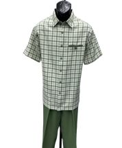 Dreams by Zacchi Men's 2 Piece Walking Suit - Plaid