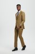 Stacy Adams Men's 3 Piece Executive Slim Suit - Textured Solid