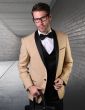 Statement Men's 3 Piece Wool Tuxedo - Stylish Accents