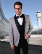 Statement Men's 3 Piece Wool Tuxedo - Stylish Accents