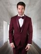Statement Men's 3 Piece 100% Wool Tuxedo - Shawl Lapel